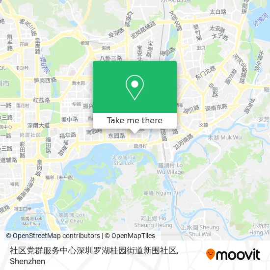 社区党群服务中心深圳罗湖桂园街道新围社区 map