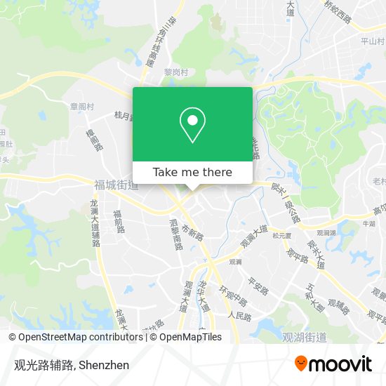 观光路辅路 map