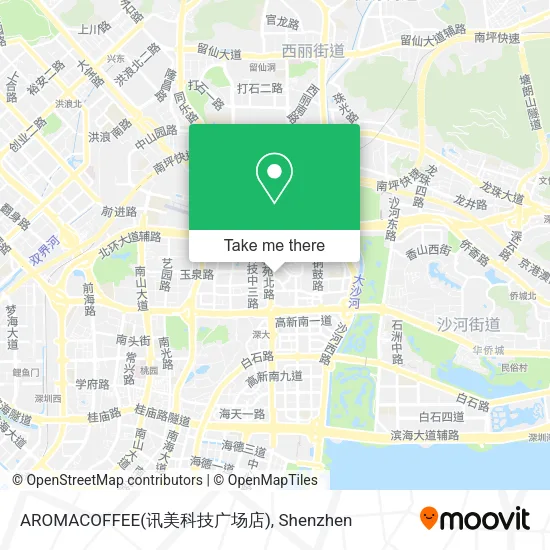 AROMACOFFEE(讯美科技广场店) map