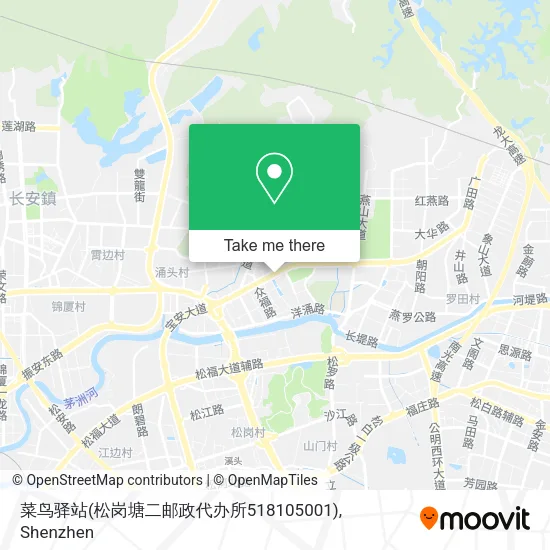 菜鸟驿站(松岗塘二邮政代办所518105001) map