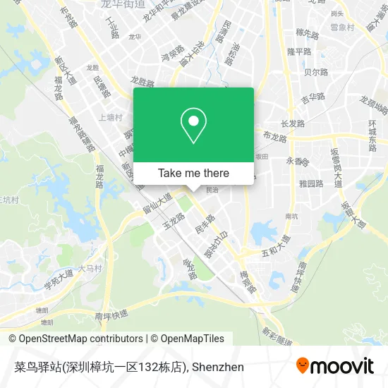 菜鸟驿站(深圳樟坑一区132栋店) map