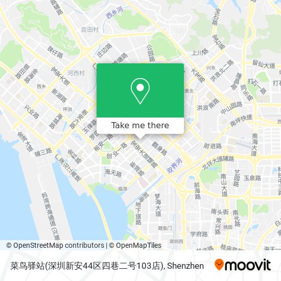 菜鸟驿站(深圳新安44区四巷二号103店) map