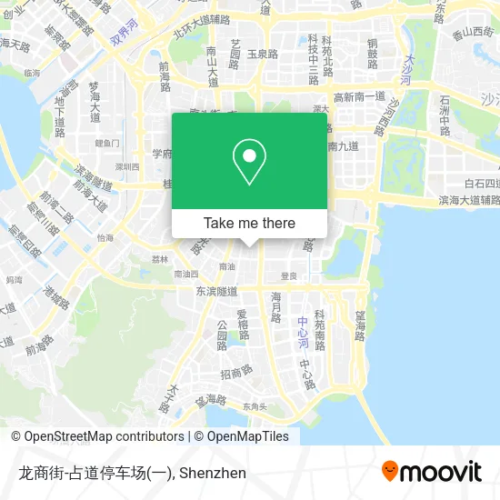 龙商街-占道停车场(一) map