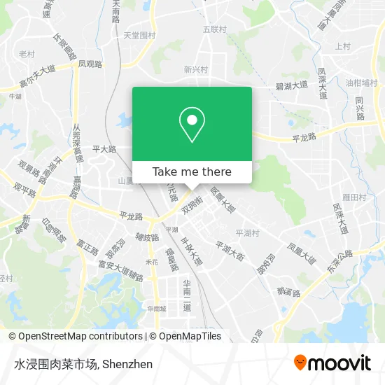 水浸围肉菜市场 map