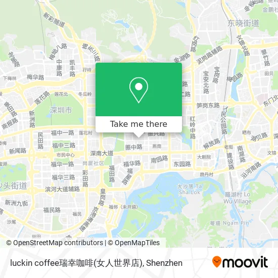 luckin coffee瑞幸咖啡(女人世界店) map