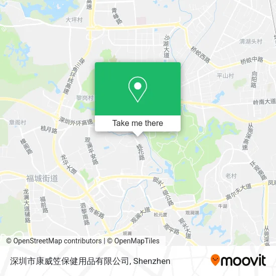 深圳市康威笠保健用品有限公司 map
