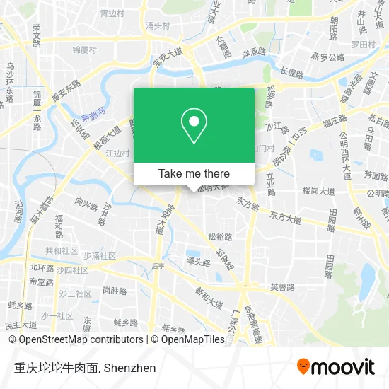 重庆坨坨牛肉面 map