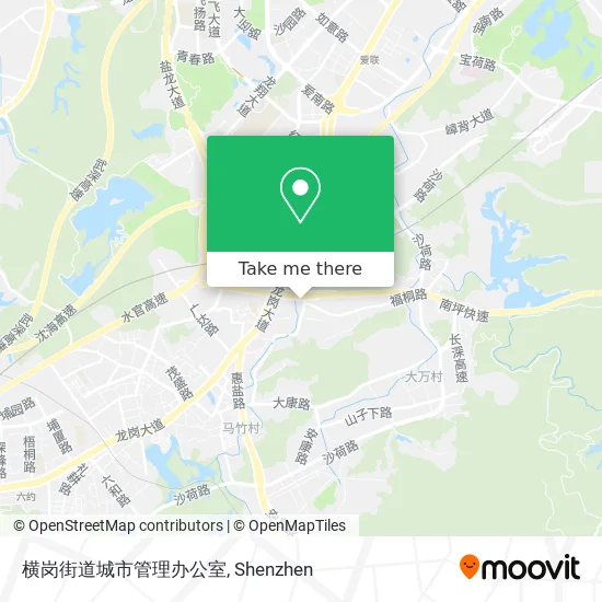 横岗街道城市管理办公室 map