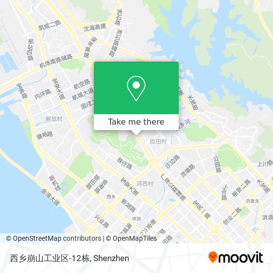 西乡崩山工业区-12栋 map