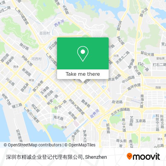 深圳市精诚企业登记代理有限公司 map