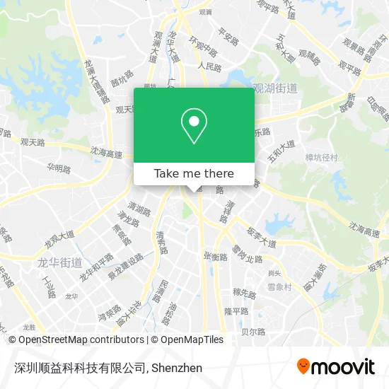 深圳顺益科科技有限公司 map