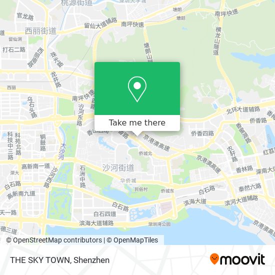 THE SKY TOWN map