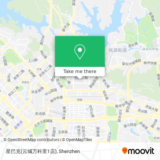 星巴克(云城万科里1店) map