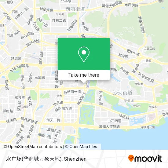 水广场(华润城万象天地) map