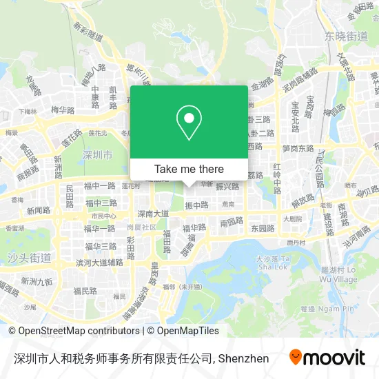 深圳市人和税务师事务所有限责任公司 map