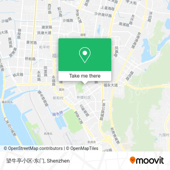 望牛亭小区-东门 map