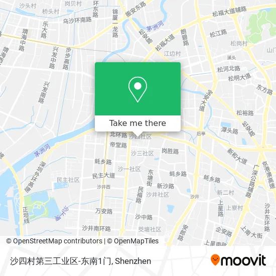 沙四村第三工业区-东南1门 map