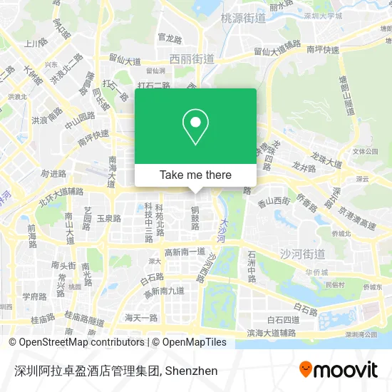 深圳阿拉卓盈酒店管理集团 map