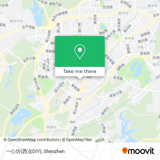 一心坊(西点DIY) map