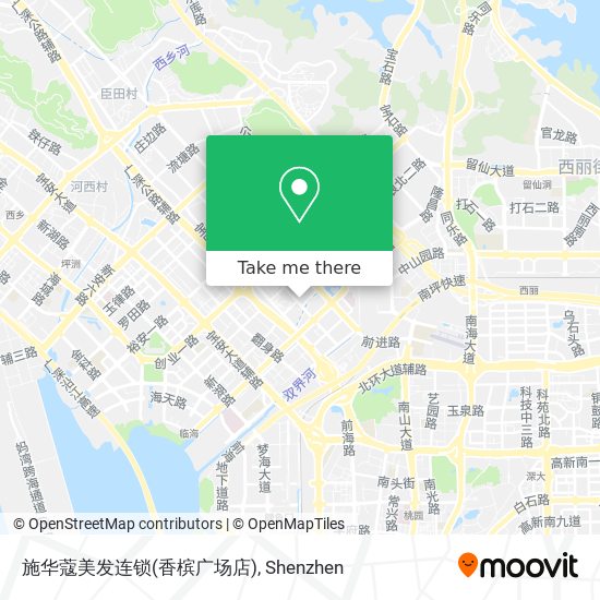 施华蔻美发连锁(香槟广场店) map