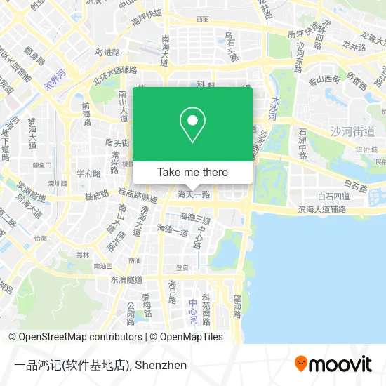 一品鸿记(软件基地店) map