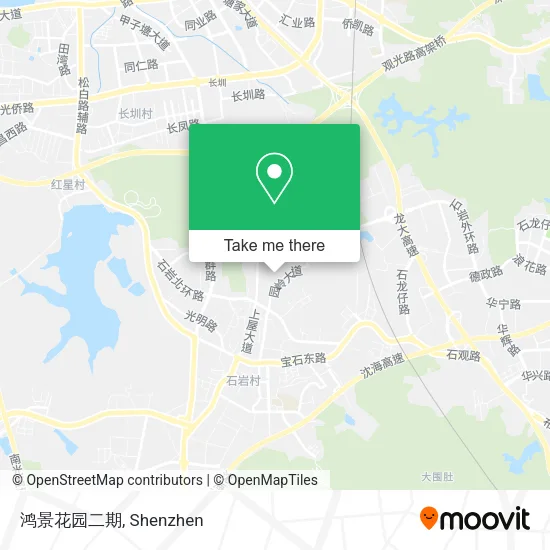 鸿景花园二期 map