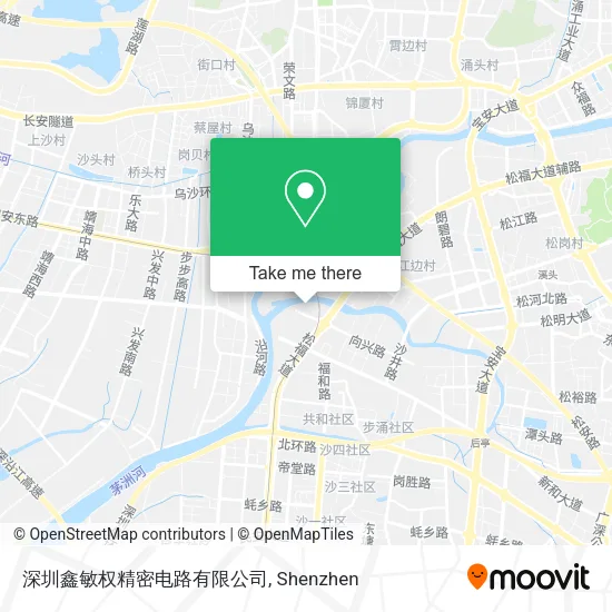 深圳鑫敏权精密电路有限公司 map