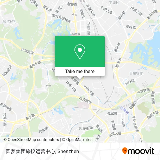 圆梦集团旅投运营中心 map