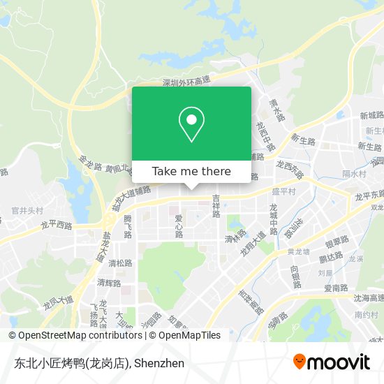 东北小匠烤鸭(龙岗店) map