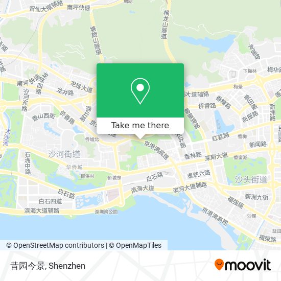 昔园今景 map