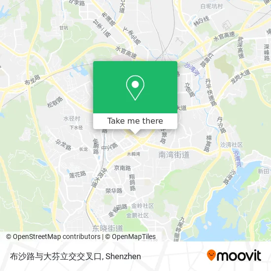 布沙路与大芬立交交叉口 map