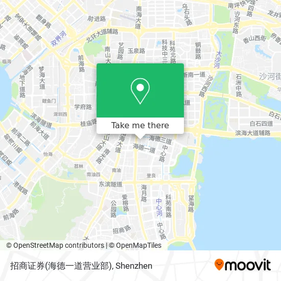 招商证券(海德一道营业部) map