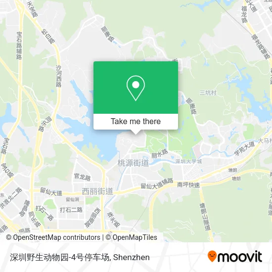 深圳野生动物园-4号停车场 map