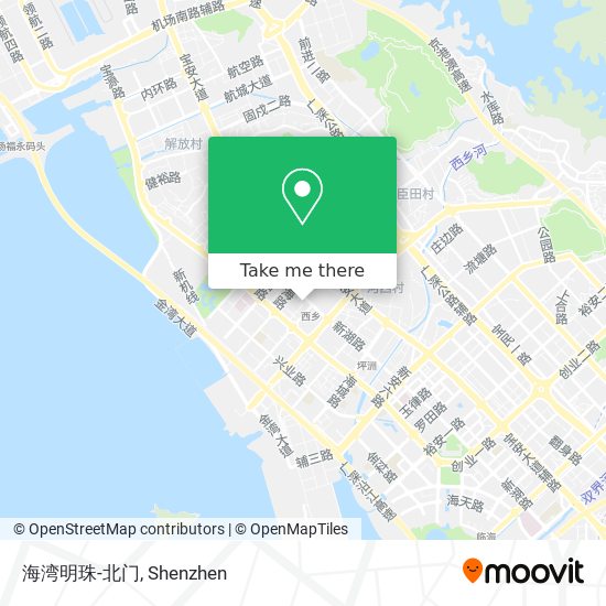 海湾明珠-北门 map
