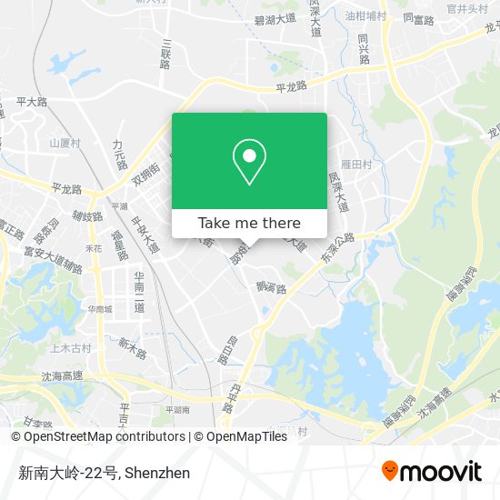 新南大岭-22号 map