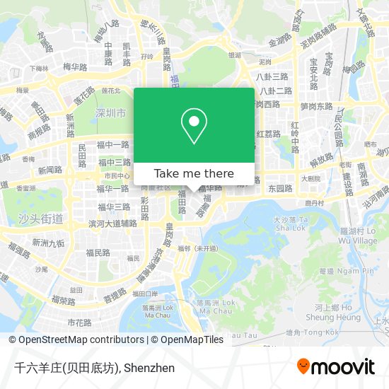 千六羊庄(贝田底坊) map