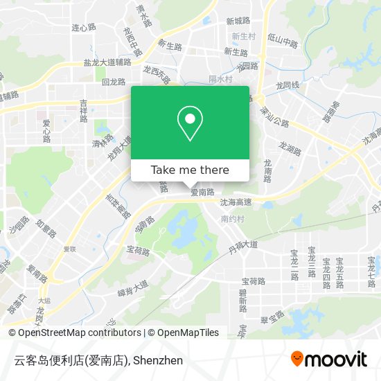 云客岛便利店(爱南店) map
