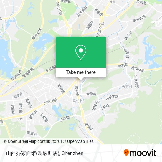山西乔家面馆(新坡塘店) map