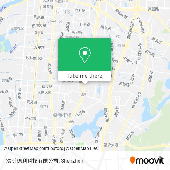 洪昕德利科技有限公司 map