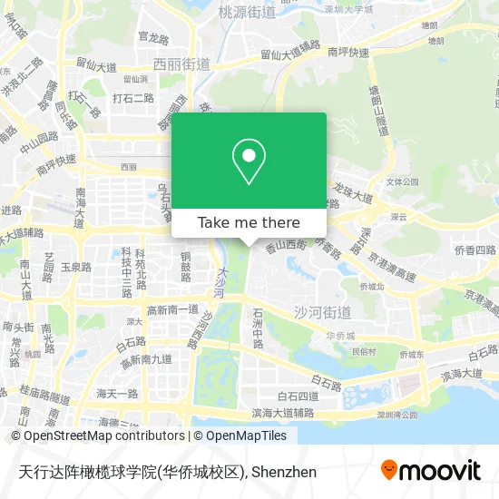 天行达阵橄榄球学院(华侨城校区) map