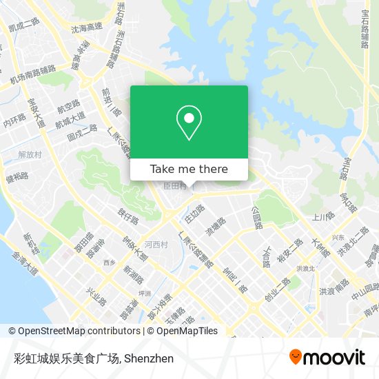 彩虹城娱乐美食广场 map