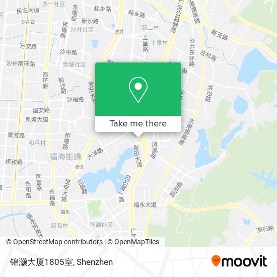 锦灏大厦1805室 map