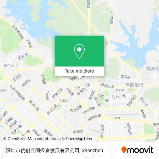 深圳市优创空间投资发展有限公司 map
