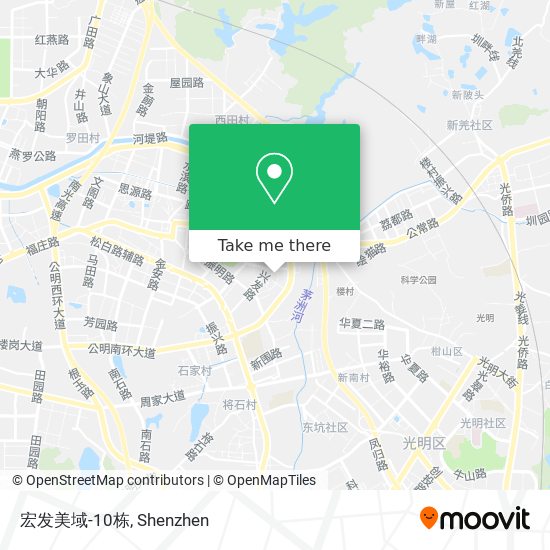 宏发美域-10栋 map