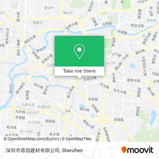 深圳市蓉昌建材有限公司 map