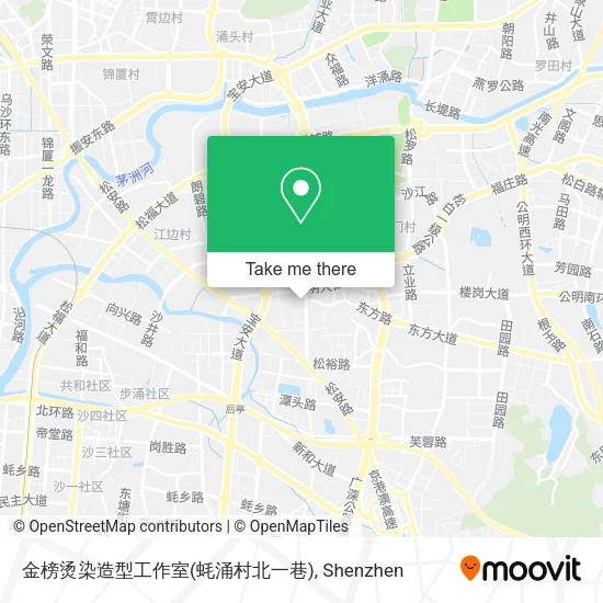 金榜烫染造型工作室(蚝涌村北一巷) map