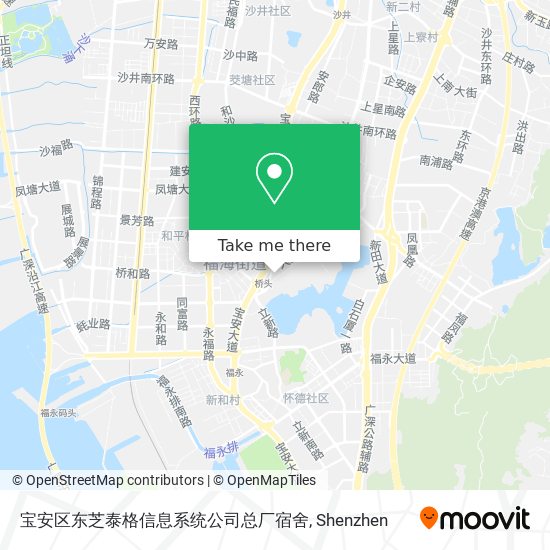 宝安区东芝泰格信息系统公司总厂宿舍 map