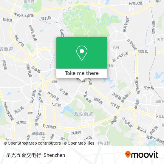 星光五金交电行 map