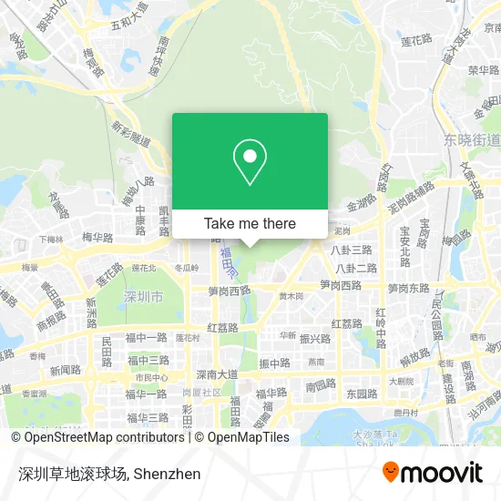深圳草地滚球场 map