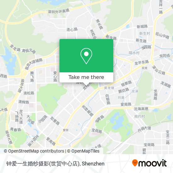 钟爱一生婚纱摄影(世贸中心店) map